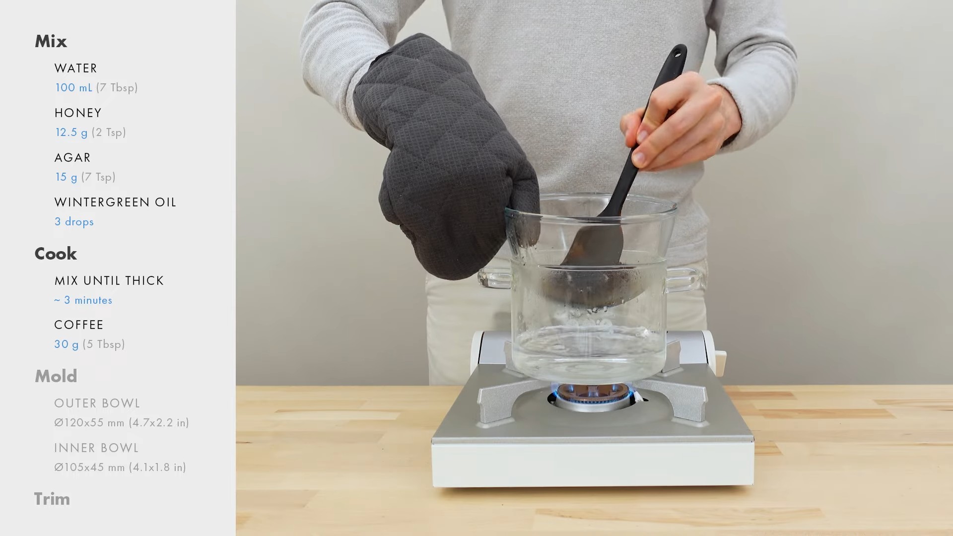DIY Bioplastik Schalen Kaffee